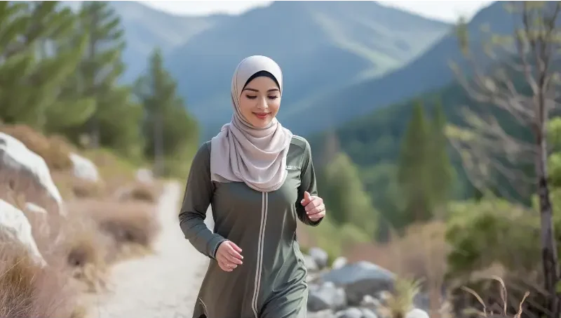 Leonardo Phoenix 10 A woman in modest outdoor attire with a hi 0 e1737466050564