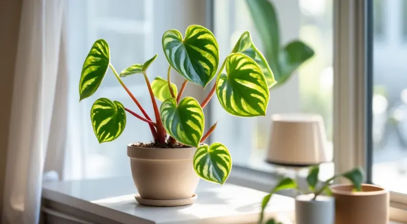 Leonardo Phoenix 10 Create an image of a Peperomia plant in a 0 e1737116427329